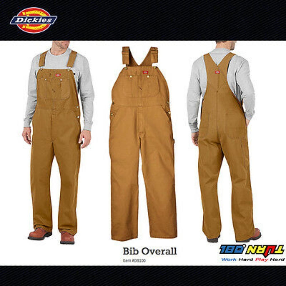 Mens Dickies Overalls, 34 X 32